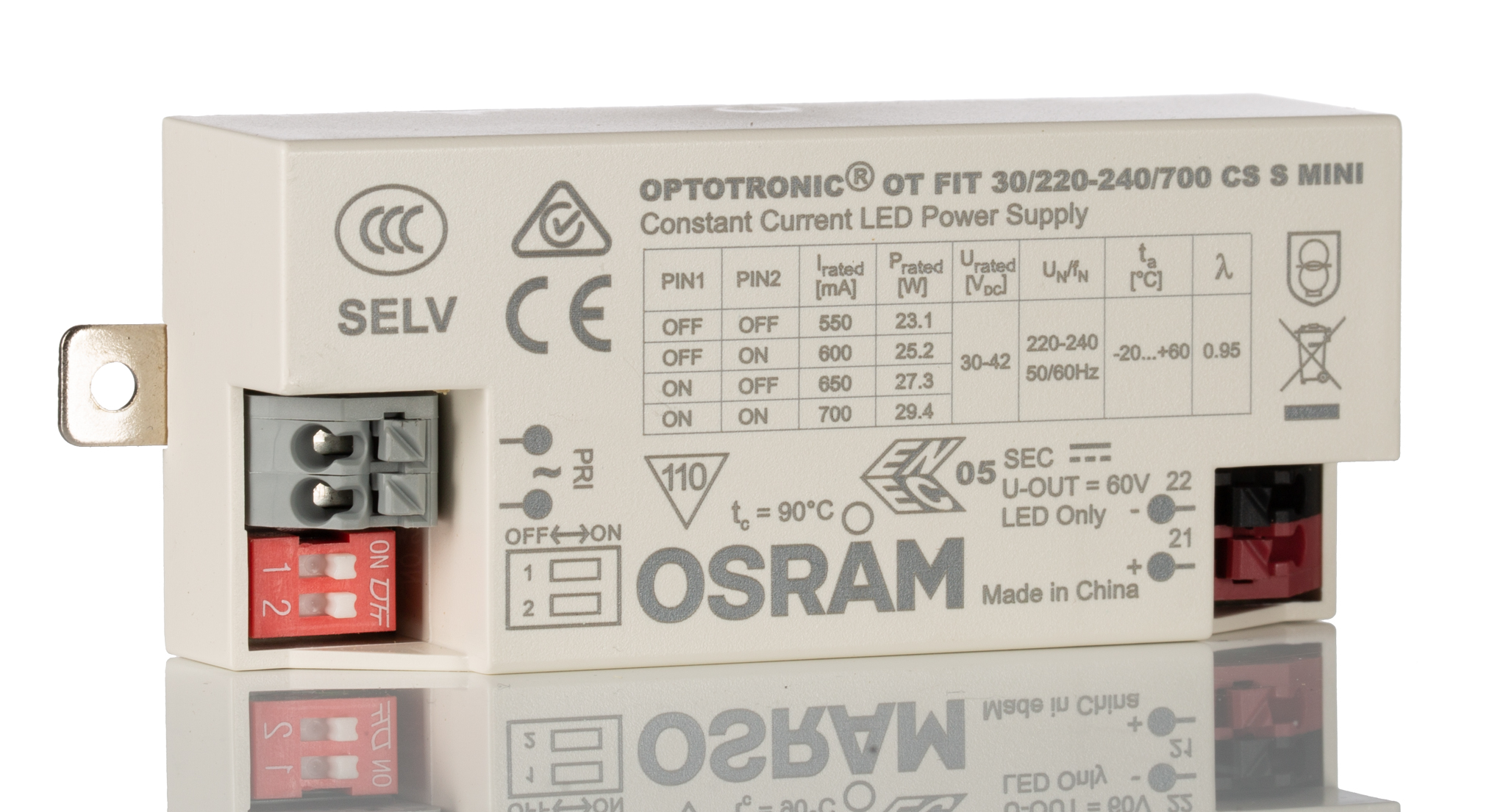 Osram LED Driver, 42V Output, 30W Output, 700mA Output, Constant Current