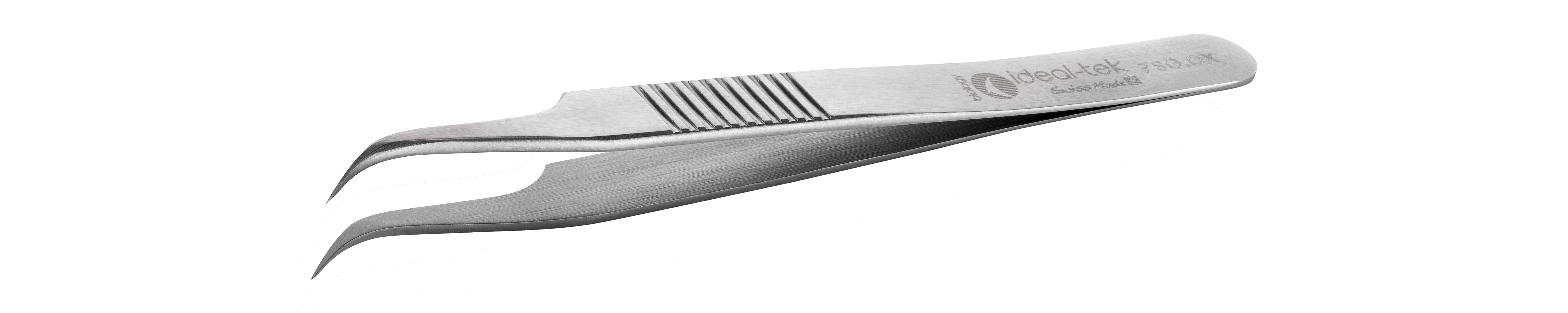 ideal-tek 120 mm, Anti-Magnetic Anti-Acid Superalloy (CX), Curved, Tweezers