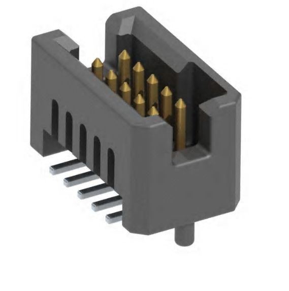 Samtec TFM Series Straight Through Hole PCB Header, 12 Contact(s), 1.27 mm Pitch, 2 Row, Shrouded