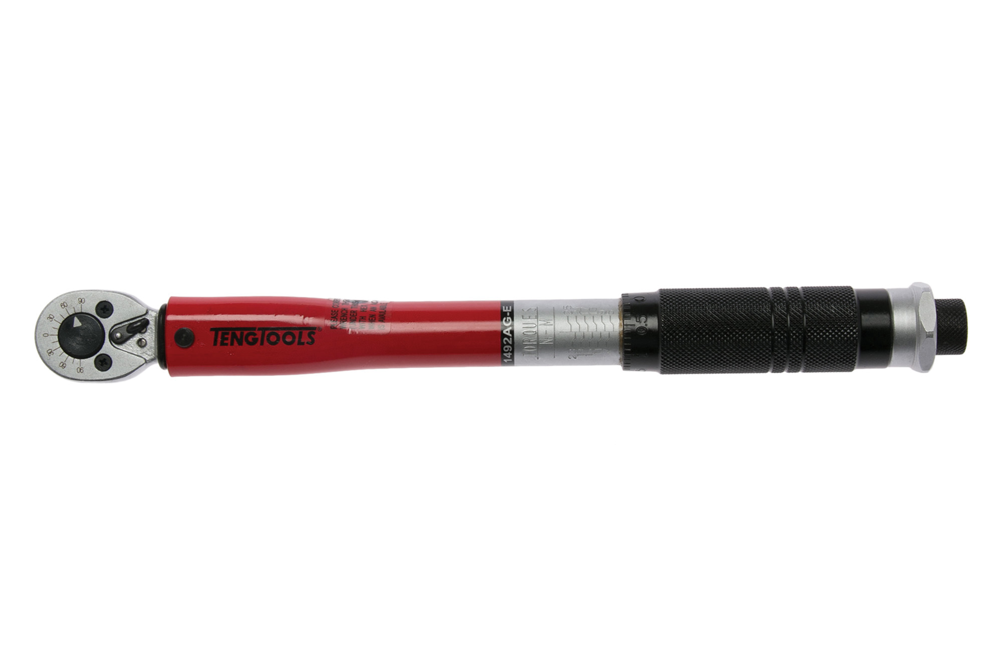 Teng Tools Click Torque Wrench, 5 → 25Nm, 1/4 in Drive, Square Drive