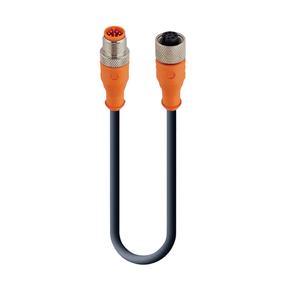 Lumberg Automation Male 8 way M12 to Female 8 way M12 Sensor Actuator Cable