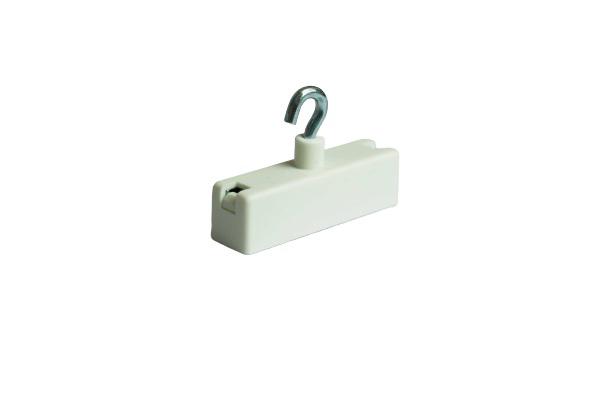 Eclipse Block Magnet 15mm Hook Ferrite, 11.5kg Pull