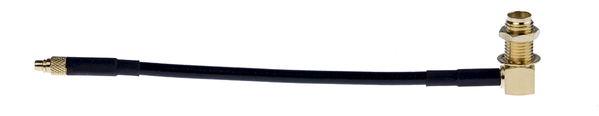 LPRS LPRS-MMCX Series Male MMCX to SMA, 100 mm 50 Ω