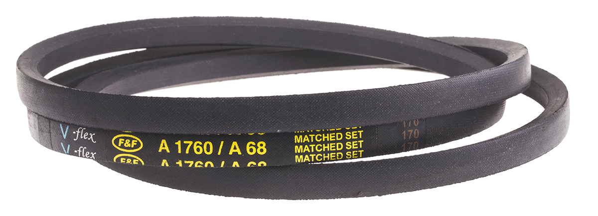 RS PRO Drive Belt, belt section A, 1720mm Length