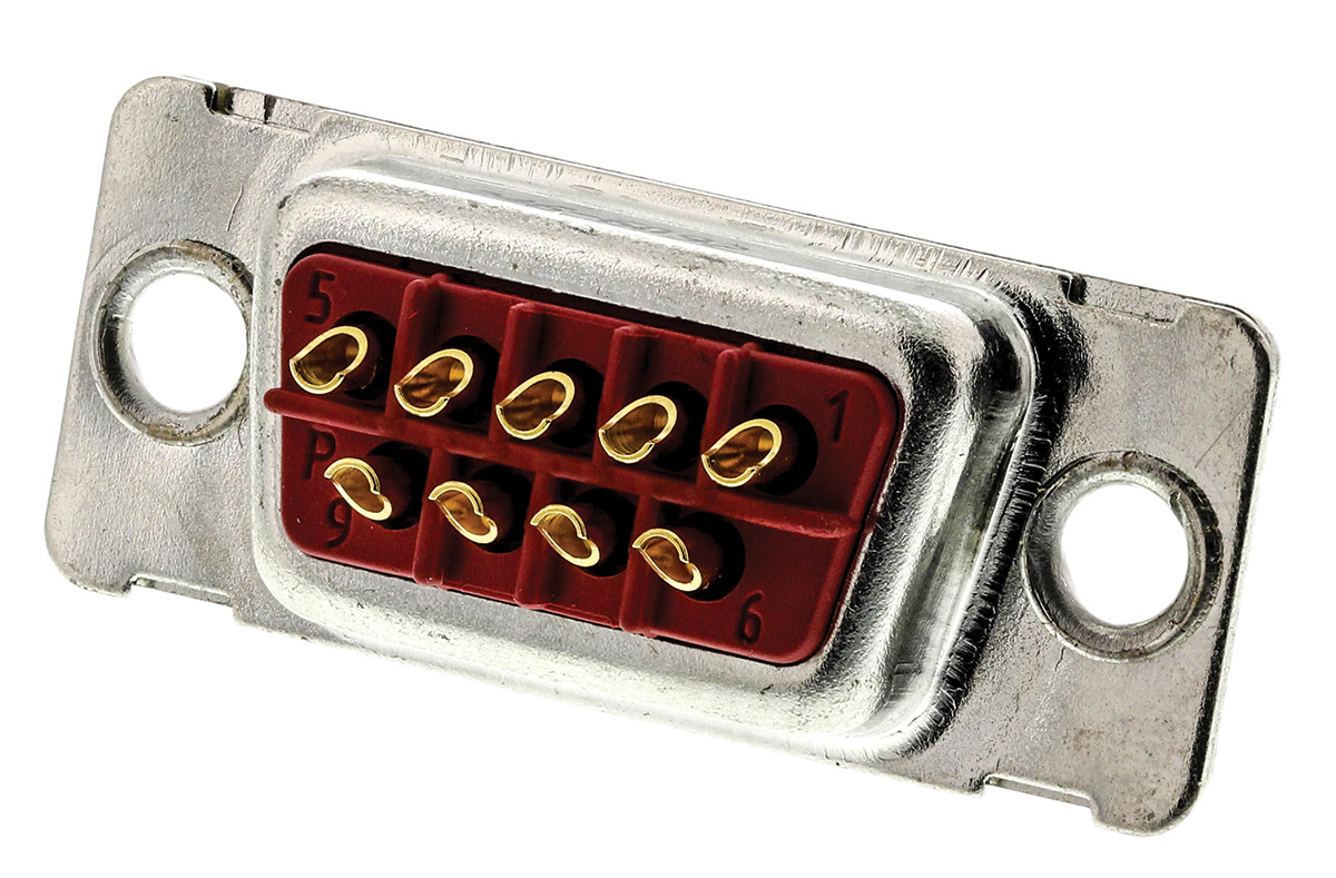 FCT from Molex FxxP-K700 9 Way Panel Mount D-sub Connector Plug