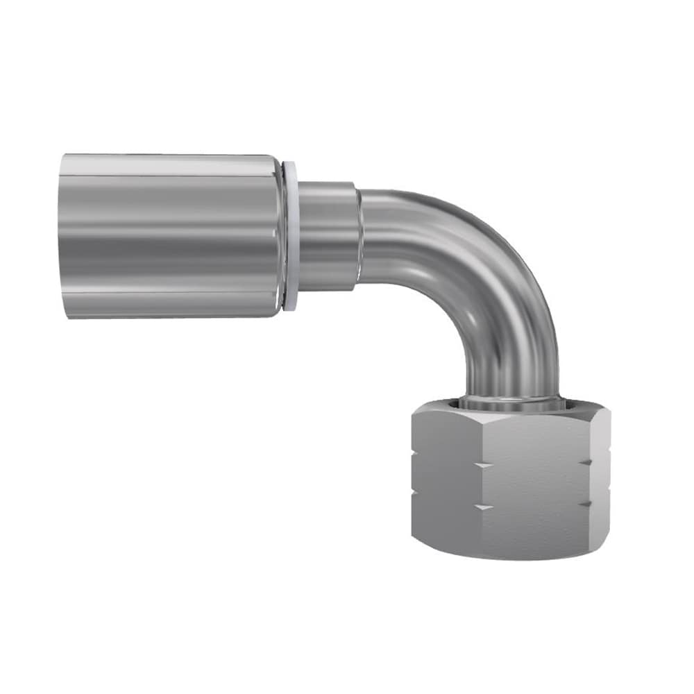 Parker Crimped Hose Fitting BSP 3/4 to 3/4 x 14 in Male, 1EC48-12-12