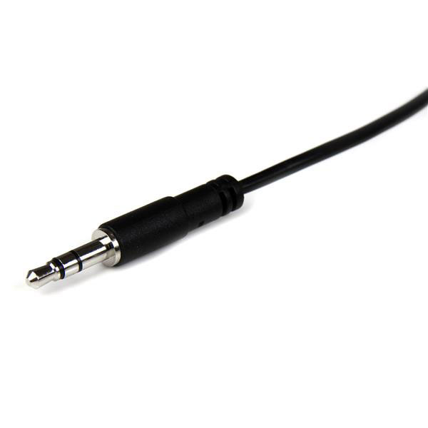StarTech.com Male 3.5mm Stereo Jack to Male 3.5mm Stereo Jack Aux Cable, Black, 2m MU2MMFS