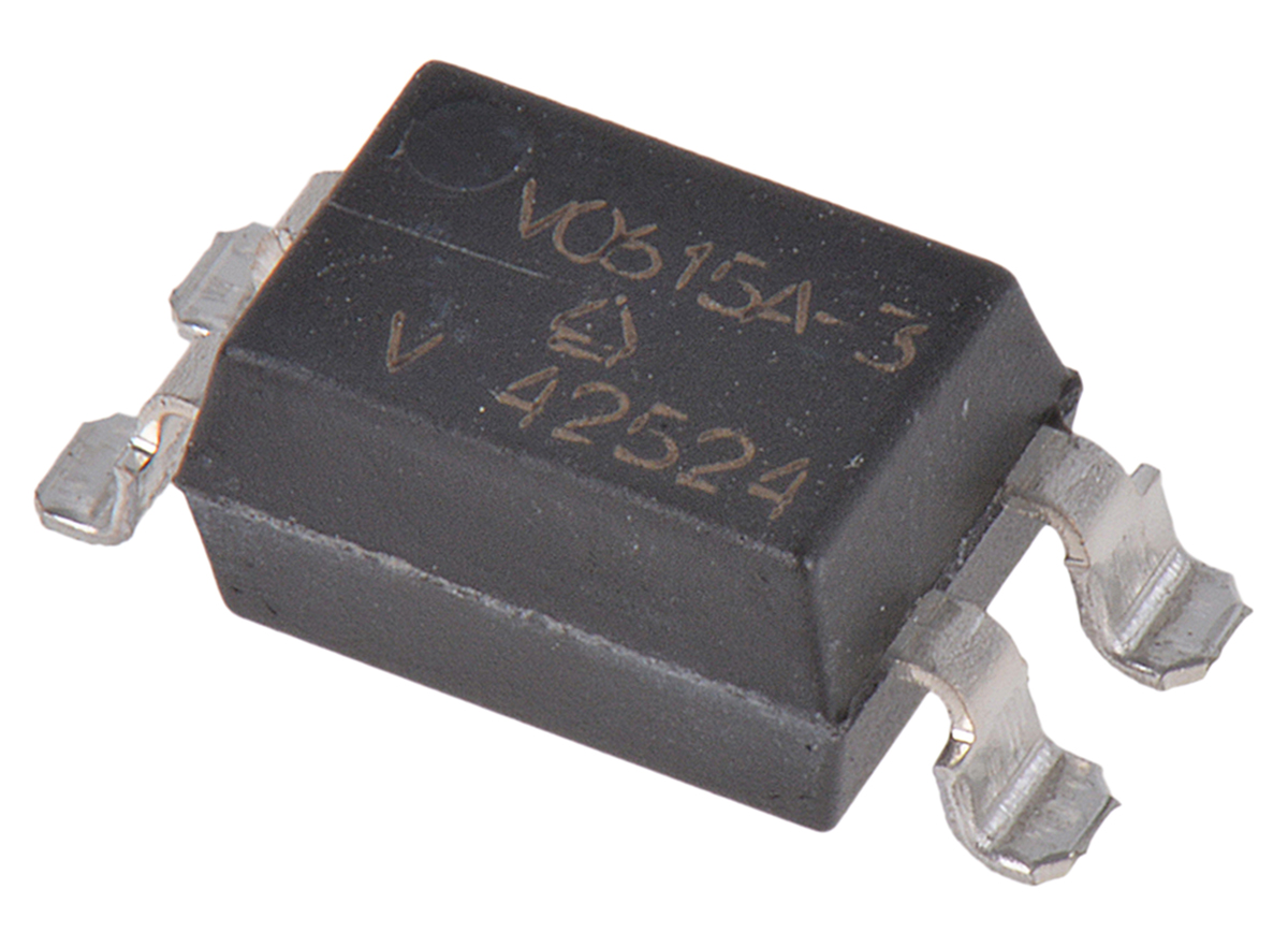 Vishay, VO615A-3X019T DC Input Phototransistor Output Optocoupler, Through Hole, 4-Pin PDIP