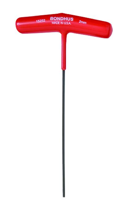 Bondhus T Shape Metric Hex Key, 2mm