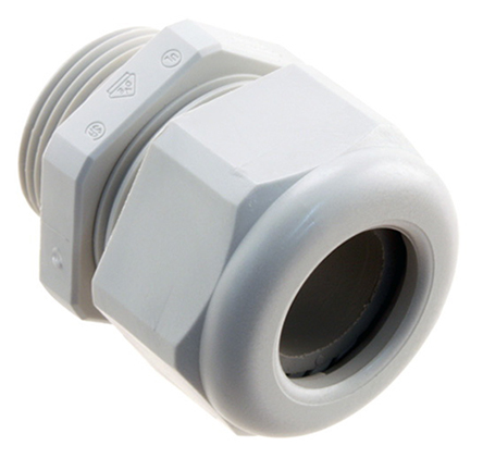 HARTING Han CGM-P Series Grey Thermoplastic Cable Gland, M25 Thread, 9mm min., 16mm max., IP68