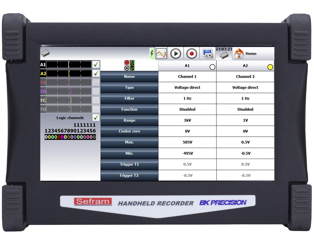 Sefram DAS30 Data Acquisition System, 2 Channel(s), Ethernet, USB, 1Msps, 14 bits