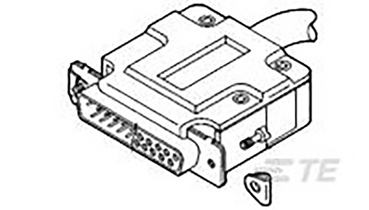 TE Connectivity, AMPLIMITE Series Backshell/Cable Clamp For Use With AMPLIMITE Subminiature D Connectors