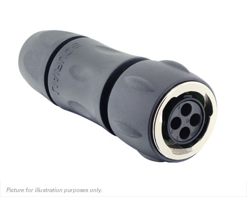 Souriau Sunbank by Eaton Circular Connector, 4 Contacts, Cable, Standard Connector, Plug, Female, IP68, IP69K, UTGX