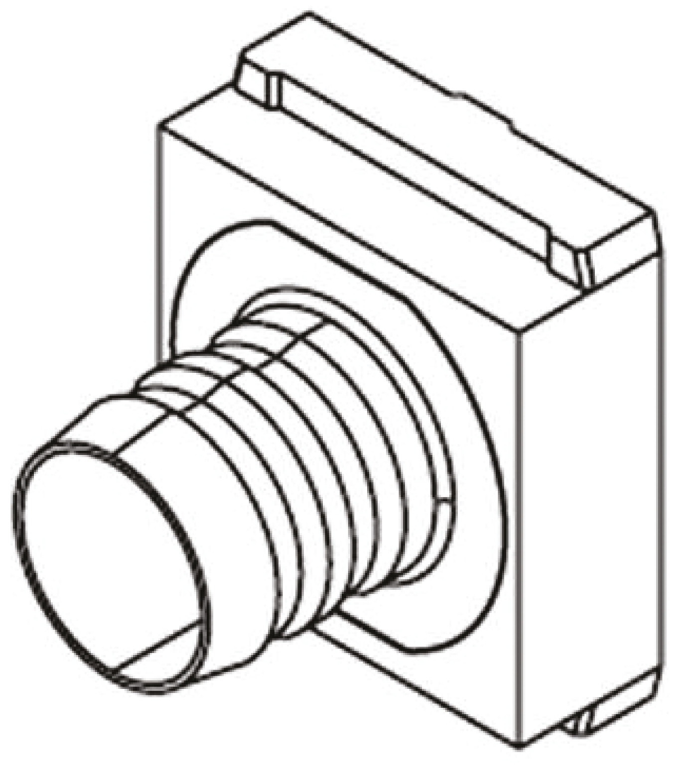 HARTING, 61030 Series Crimp Flange For Use With D-Sub Connector