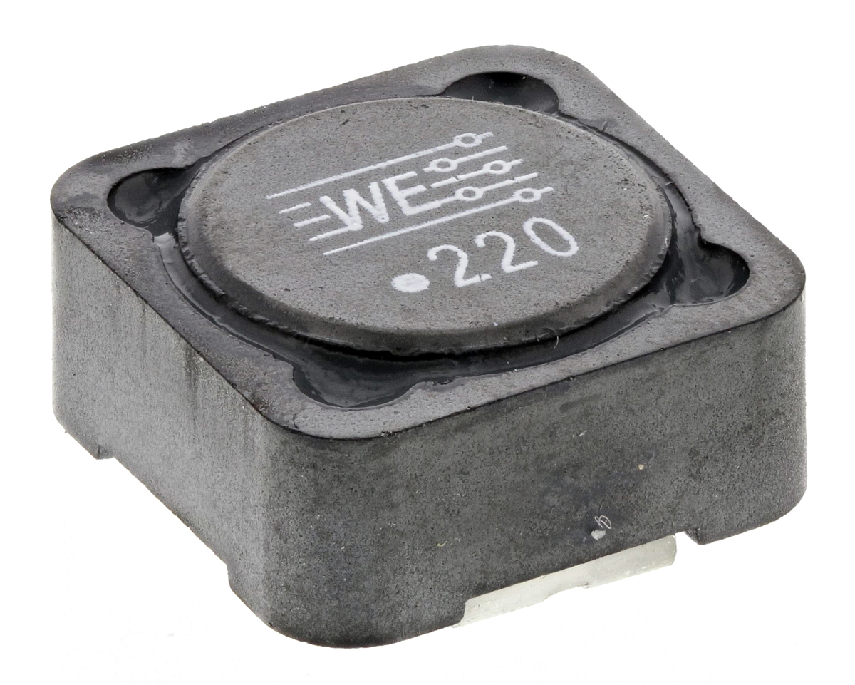 Wurth Elektronik, WE-PD Yes Wirewound Surface Mount Inductor with a Ferrite Core, 22 μH Wirewound ±20 % 3.37 A Idc