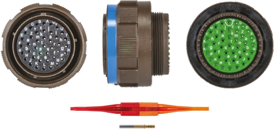 Souriau Sunbank by Eaton, 8D, Copper Alloy 41 Way Cable Mount MIL Spec Circular Connector Plug, Socket Contacts,Shell