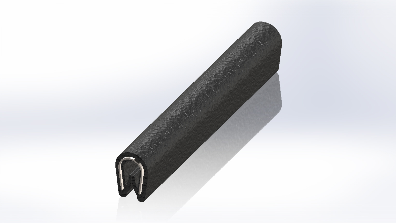 RS PRO Black PVC Edge Protection, 20m