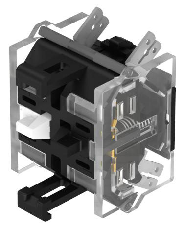 EAO Contact Block for Use with Series 04, 1NC