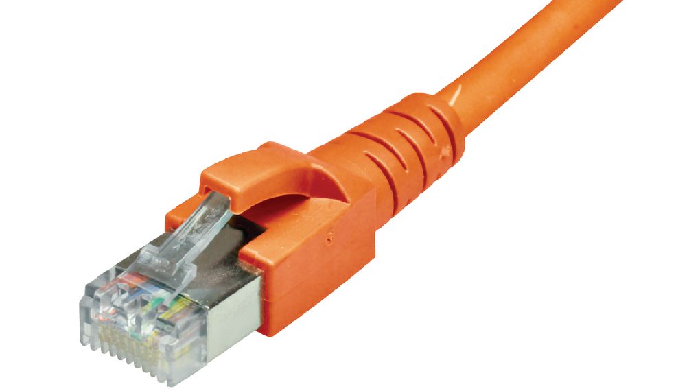 Dätwyler Cables6537, 1.5m Cat6a, Orange RJ45 to Male RJ45 Male LSZH Sheath