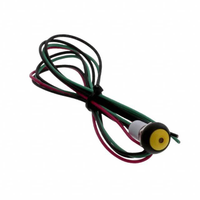TE Connectivity PB6 Series Illuminated Push Button Switch, (On)-Off, Panel Mount, SPST - NO, Yellow LED, 50 V dc, 125V