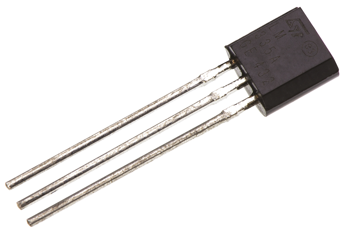 STMicroelectronics Temperature Sensor, Voltage Output, Through Hole Mount, Analogue, ±1°C, 3 Pins