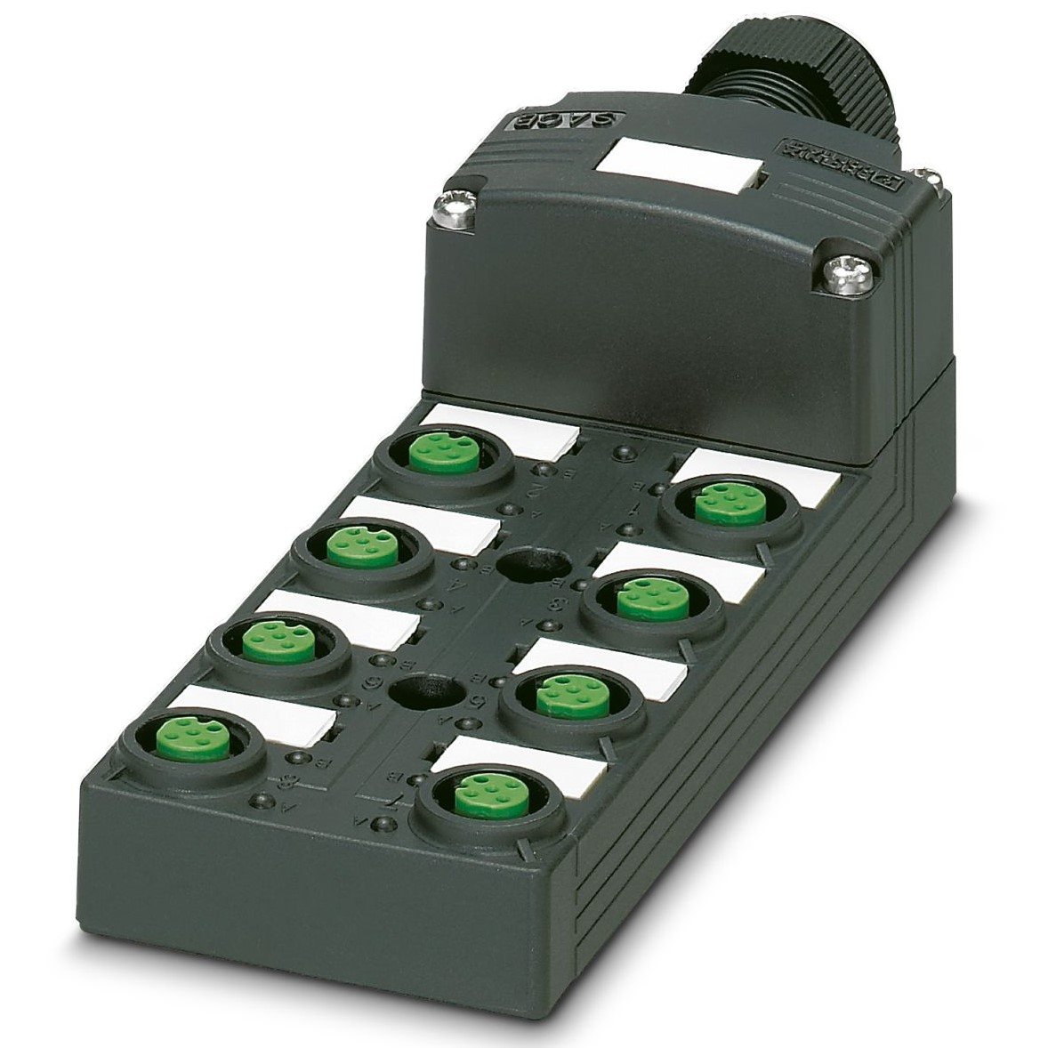 Phoenix Contact SACB Series Sensor Box, M12, 4 way, 8 port