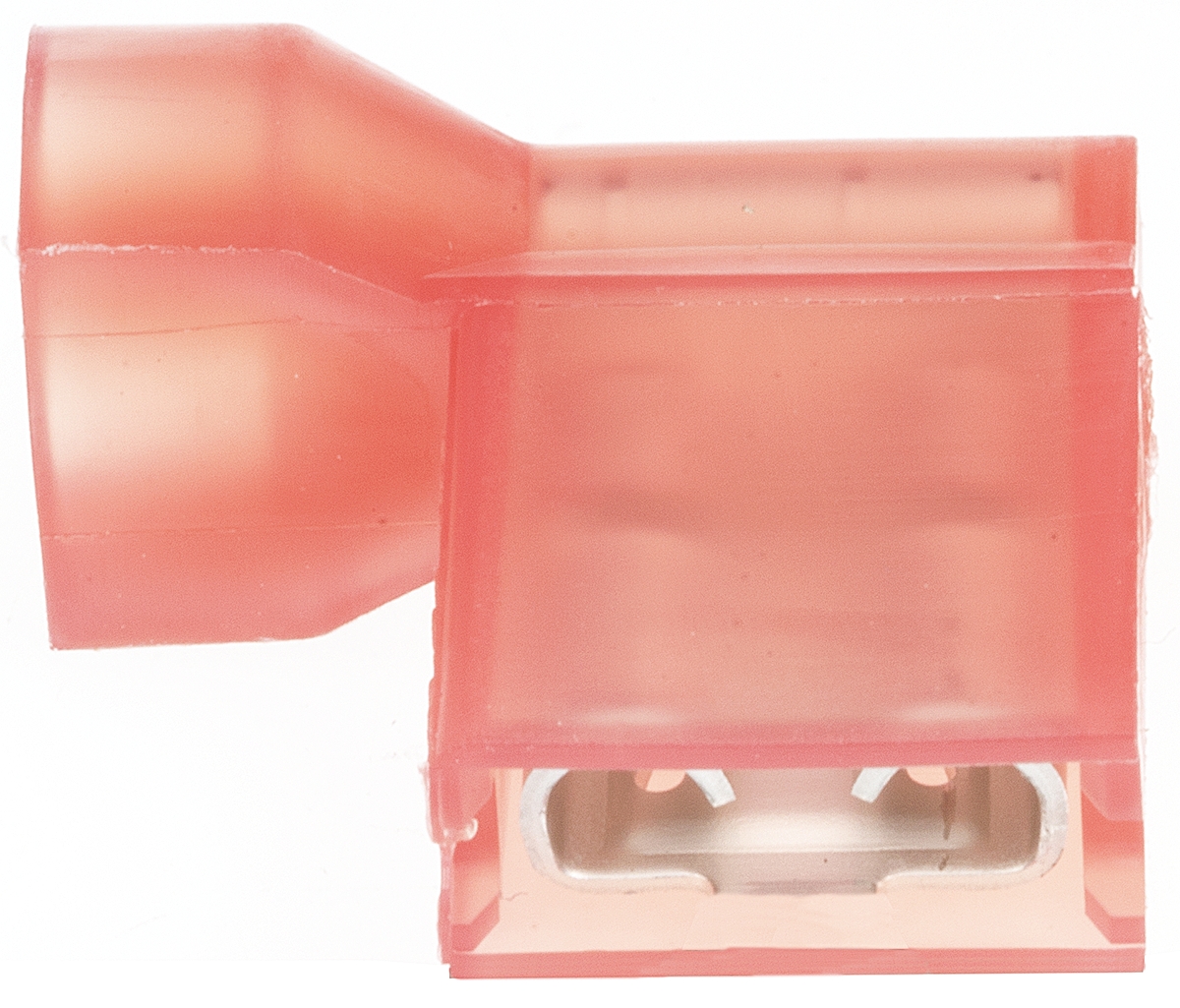 TE Connectivity Ultra-Fast .250 Red Insulated Female Spade Connector, Flag Terminal, 6.35 x 0.81mm Tab Size, 0.3mm² to