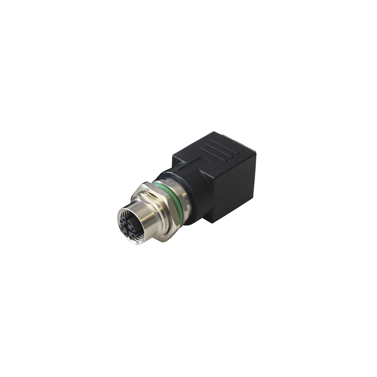Bulgin Circular Connector, 8 Contacts, Panel, M12 Connector, Socket, Male, IP67, Buccaneer M12 Series