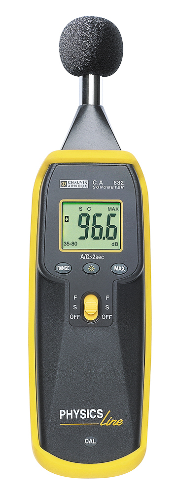 Chauvin Arnoux CA 832 Sound Level Meter, 35dB to 130dB