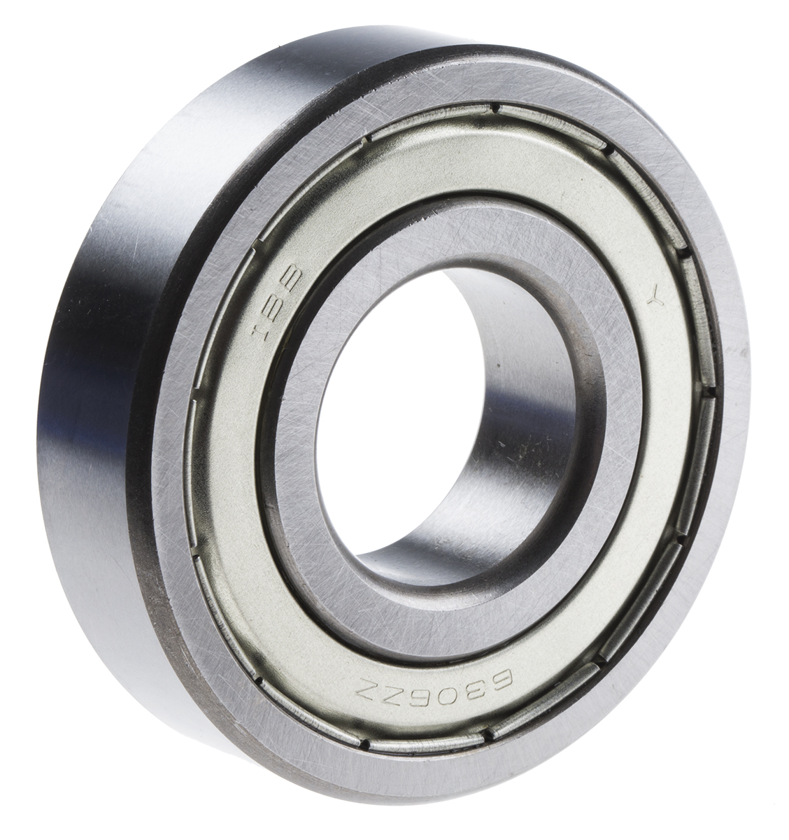 RS PRO 6306-2Z 1 Row Ball Bearing - 30 mm ID, 72 mm OD