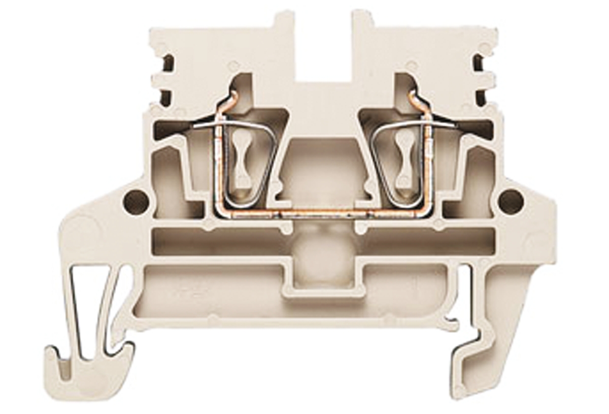 Weidmuller 1933700000 Z Series Beige, 0.5 → 4mm², Single-Level, Clamp Termination