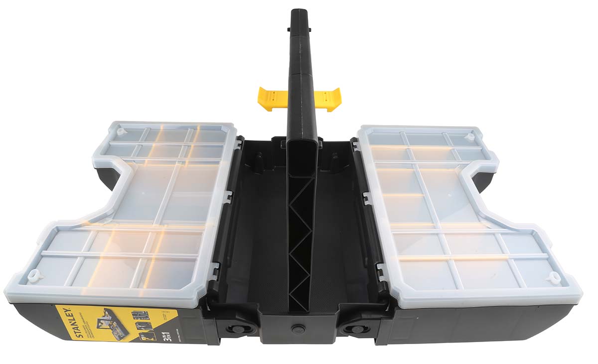 Stanley 3 in 1 3 drawers  Plastic Tool Box, 306 x 157 x 192mm