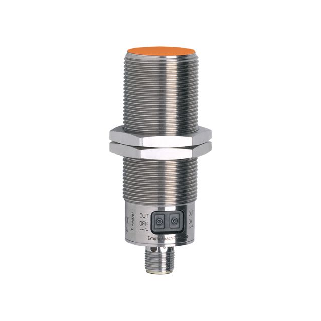 ifm electronic Capacitive Threaded Barrel Proximity Sensor, M30, 8 mm Detection, PNP/NPN NO/NC, 10 → 30 V dc