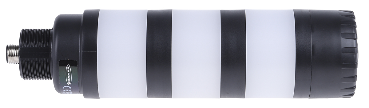 Banner TL50 Series Red/Green/Yellow Buzzer Signal Tower, 3 Lights, 18 → 30 V dc, Versatile Mount
