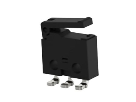 TE Connectivity Lever Snap Action Micro Switch, Left Angle PCB Terminal, 0.5A at 30VDC, SPDT