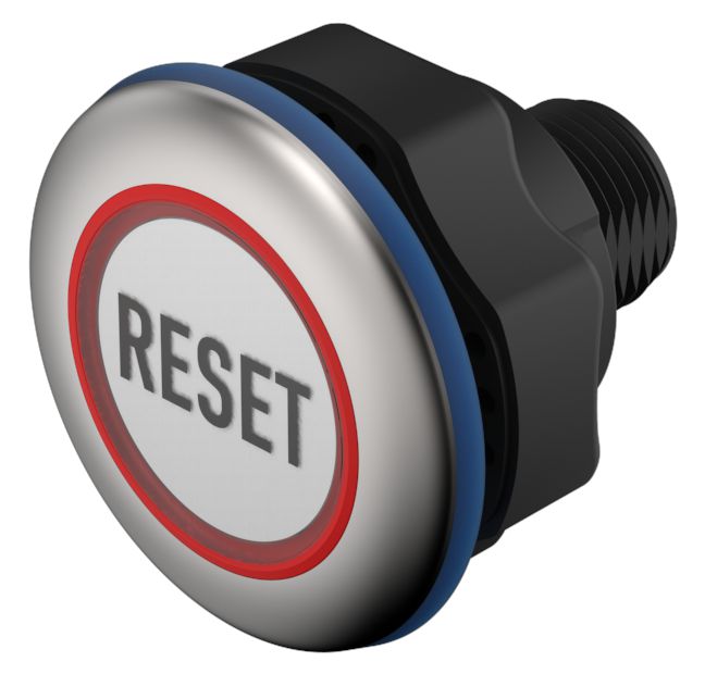 EAO Capacitive Switch NO,Illuminated, Green, IO-Link, IP69K