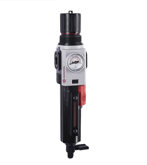 Norgren Excelon Plus Metal Filter Regulator, 40μm, G 1/4, Manual, 10 bar