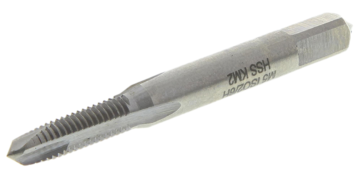 EVENTUS Threading Tap HSS 1-Piece 0.8mm Pitch Metric Standard M5 Thread