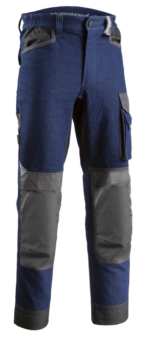 Coverguard TELICA Unisex's Blue Polyester, Elastane, Cotton, Size L