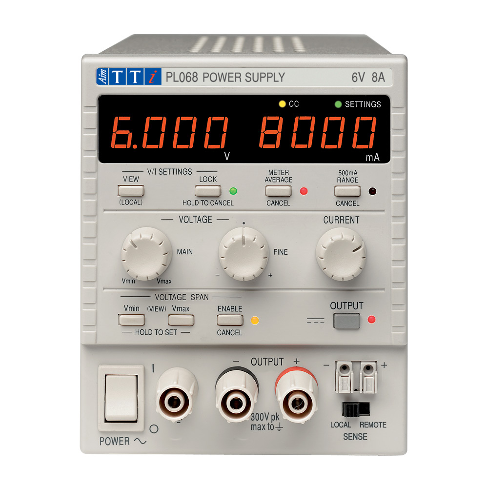Aim-TTi PMX35-1A Series Digital Bench Power Supply, 0 → 6V, 0 → 8A, 1-Output, 48W
