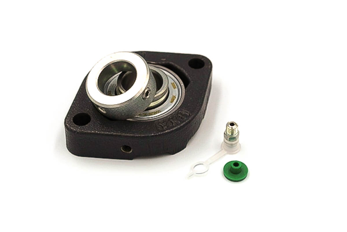 2 Hole Flange Bearing Unit, GLCTE15-XL, 15mm ID