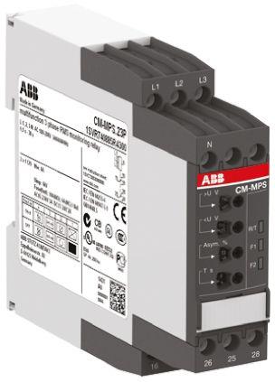 ABB Phase, Voltage Monitoring Relay with DPDT Contacts, 3 Phase, 300 → 500 V ac