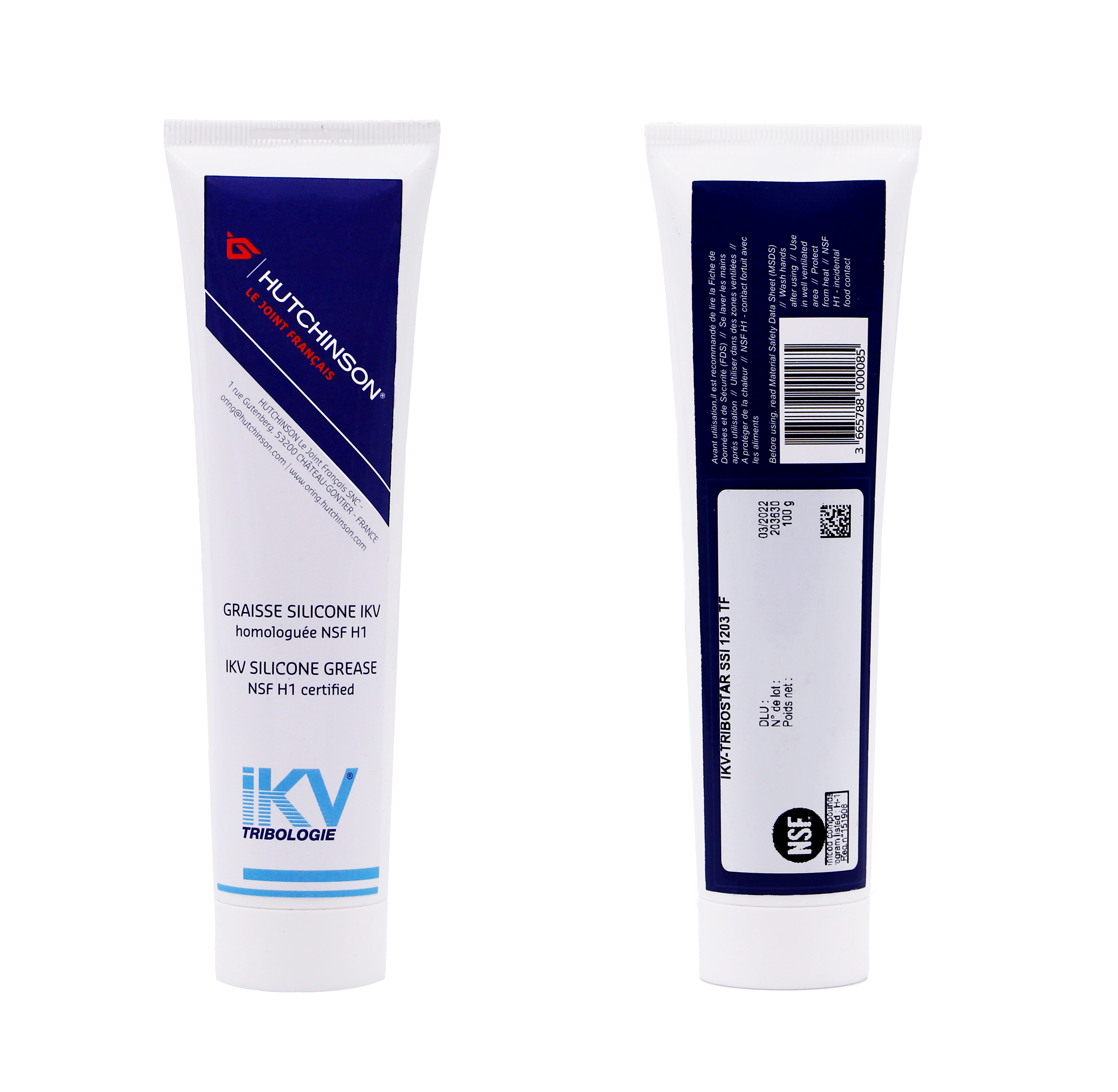 Hutchinson Le Joint Français Silicone Grease 100 g Hutchinson Le Joint Français,Food Safe