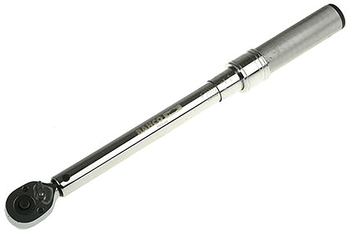 Bahco Click Torque Wrench, 10 → 60Nm, 3/8 in Drive, Square Drive - RS Calibrated