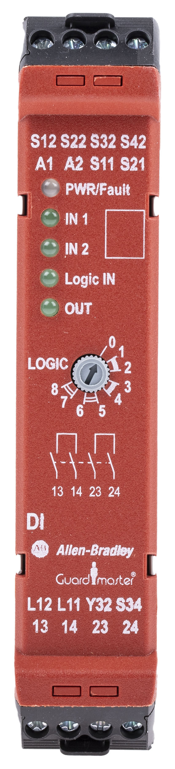 Allen Bradley Guardmaster, GSR 440R / Guardmaster DI 1 Auxiliary Contacts Safety Relay 24V dc, Dual-Channel 2 Safety