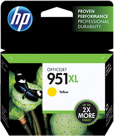 Hewlett Packard 951XL Yellow Ink Cartridge