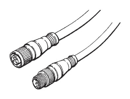 ABB Jokab Female 8 way Threaded to Sensor Actuator Cable, 6 m