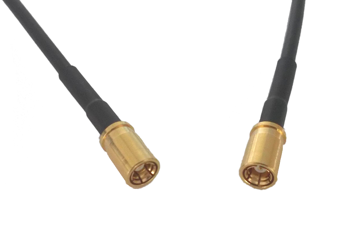 Telegartner L09999 Series, 500 mm, RG174 Coaxial, Terminated 50 Ω