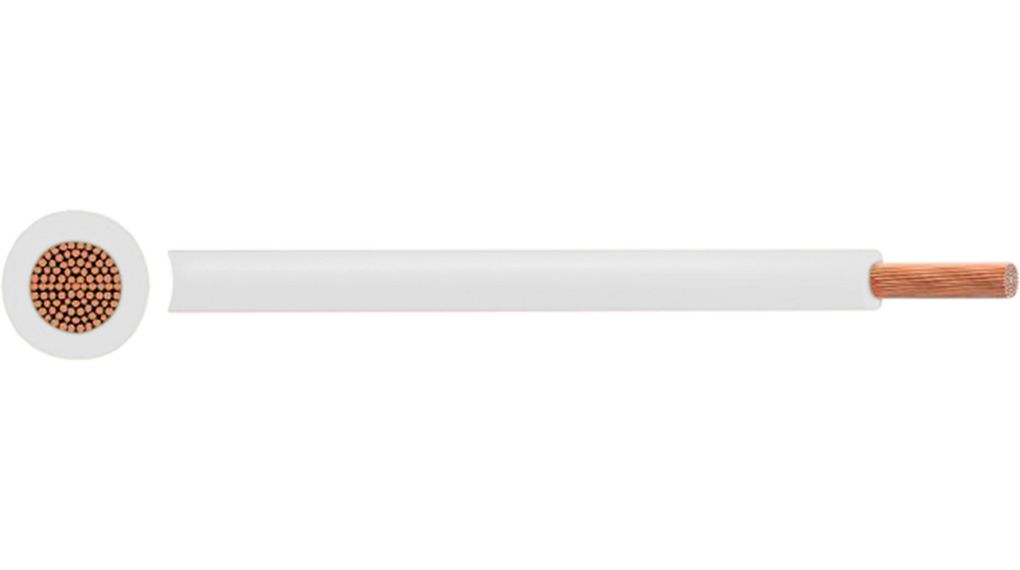 Tri Rated PVC 1.00mm HO5V2-K White 100m