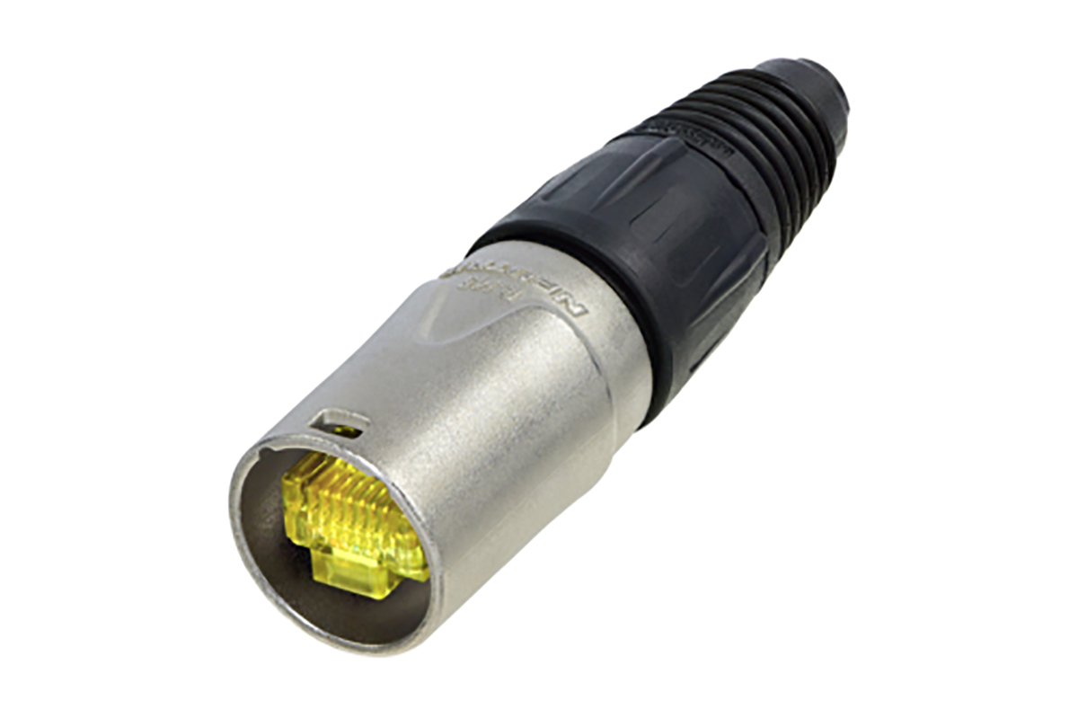 Neutrik etherCON Series Male RJ45 Connector, Cable Mount Straight